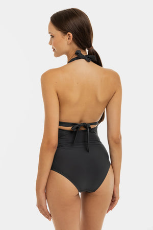 Ολόσωμο μαγιό εγκυμοσύνης και θηλασμού - γραφίτης - - soonMAMA - Η σωστή προσθήκη στην κομψή και άνετη εγκυμοσύνη! - Παλτά για έγκυες