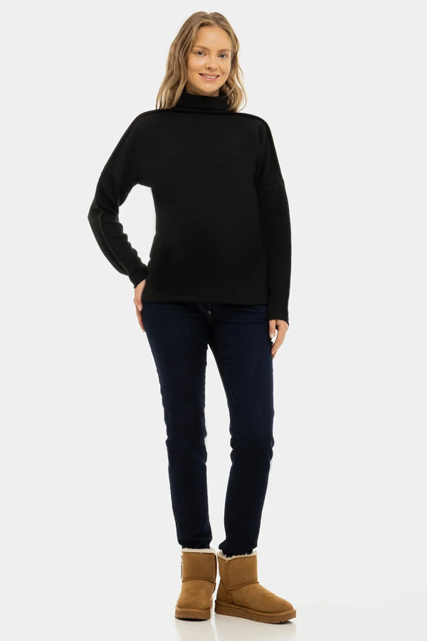 Εφαρμοστά ελαστικά τζιν εγκυμοσύνης