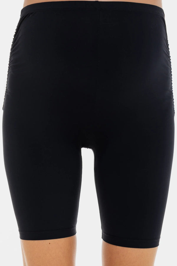 Κοντό κολάν εγκυμοσύνης με σούρες – σκούρο μπλε - - soonMAMA - Η σωστή προσθήκη στην κομψή και άνετη εγκυμοσύνη! - Παλτά για έγκυες