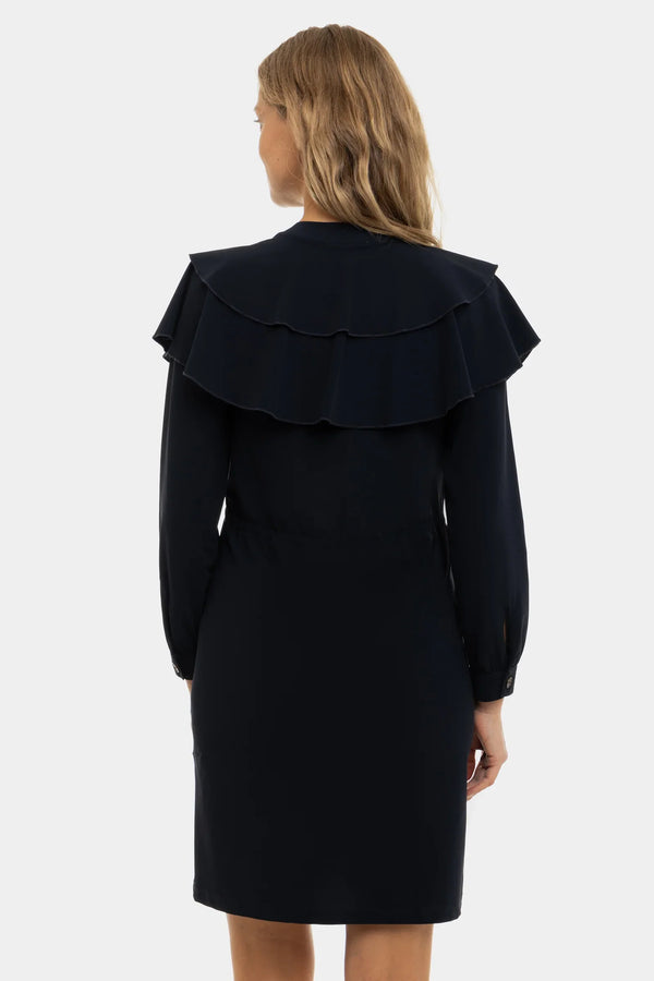 Κομψό φόρεμα εγκυμοσύνης και θηλασμού με κουμπιά σούστες - - soonMAMA - Η σωστή προσθήκη στην κομψή και άνετη εγκυμοσύνη! - Παλτά για έγκυες