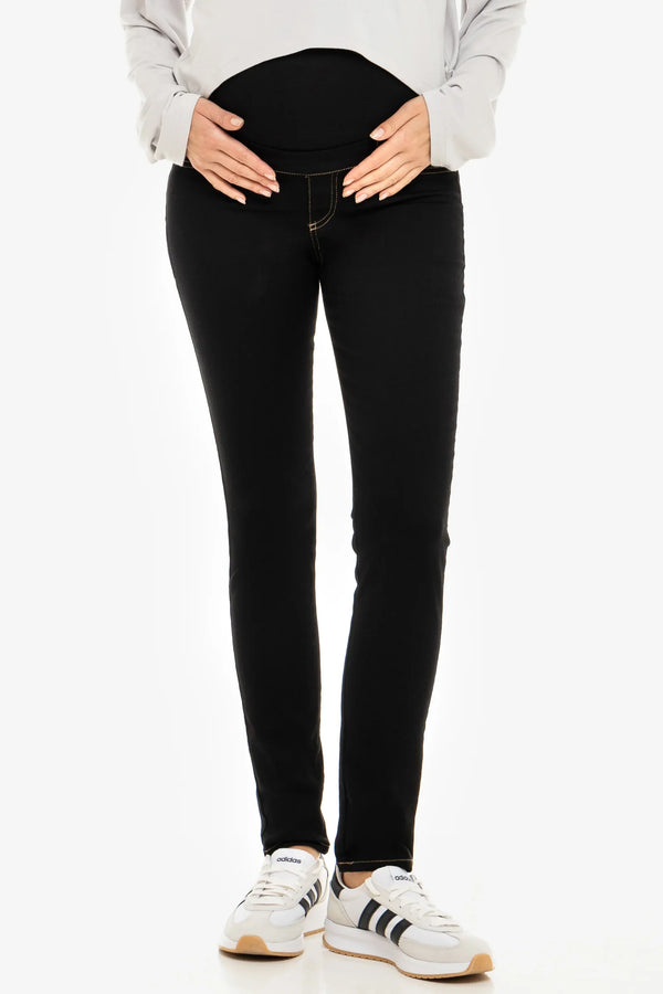 Ελαστικά τζιν εγκυμοσύνης με αφαιρούμενη ζώνη - - soonMAMA - Η σωστή προσθήκη στην κομψή και άνετη εγκυμοσύνη! - Παλτά για έγκυες