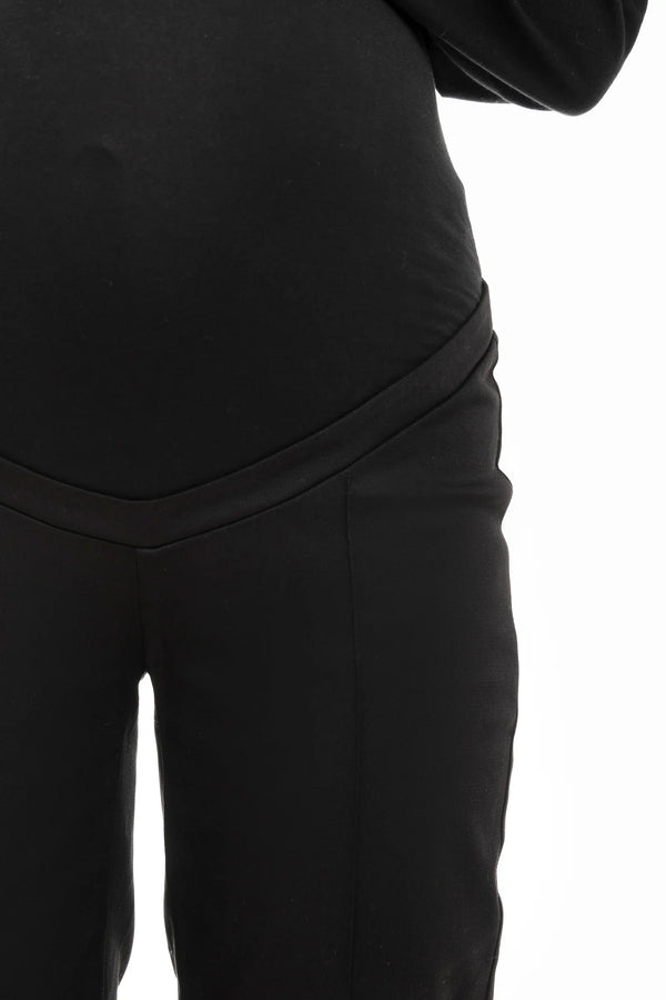 Ελαστικό βαμβακερό παντελόνι εγκυμοσύνης - - soonMAMA - Η σωστή προσθήκη στην κομψή και άνετη εγκυμοσύνη! - Παλτά για έγκυες