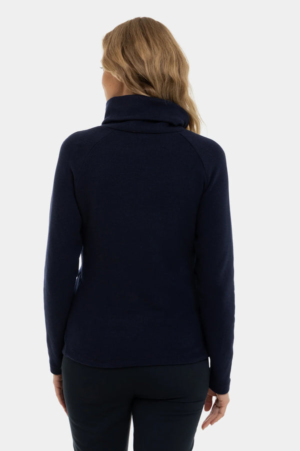 Σκούρο μπλε πλεκτό πουλόβερ εγκυμοσύνης και θηλασμού - - soonMAMA - Η σωστή προσθήκη στην κομψή και άνετη εγκυμοσύνη! - Παλτά για έγκυες