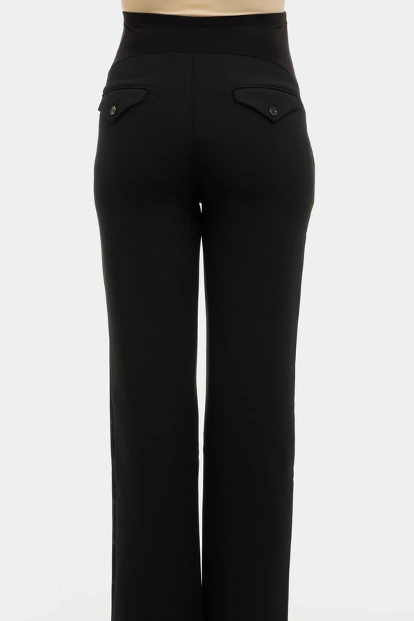 Καρό κομψό παντελόνι εγκυμοσύνης - Pants - soonMAMA - Η σωστή προσθήκη στην κομψή και άνετη εγκυμοσύνη! - Παλτά για έγκυες