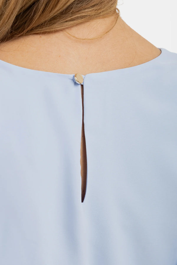 Επίσημο πλισέ φόρεμα εγκυμοσύνης – γαλάζιο - - soonMAMA - Η σωστή προσθήκη στην κομψή και άνετη εγκυμοσύνη! - Παλτά για έγκυες