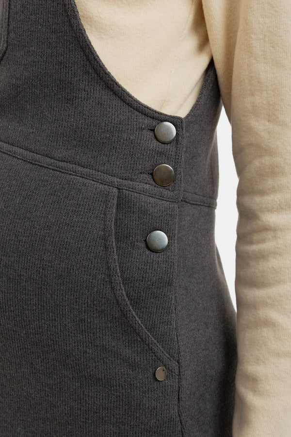 Πλεκτό φόρεμα σαλοπέτα εγκυμοσύνης και θηλασμού – γκρί - - soonMAMA - Η σωστή προσθήκη στην κομψή και άνετη εγκυμοσύνη! - Παλτά για έγκυες