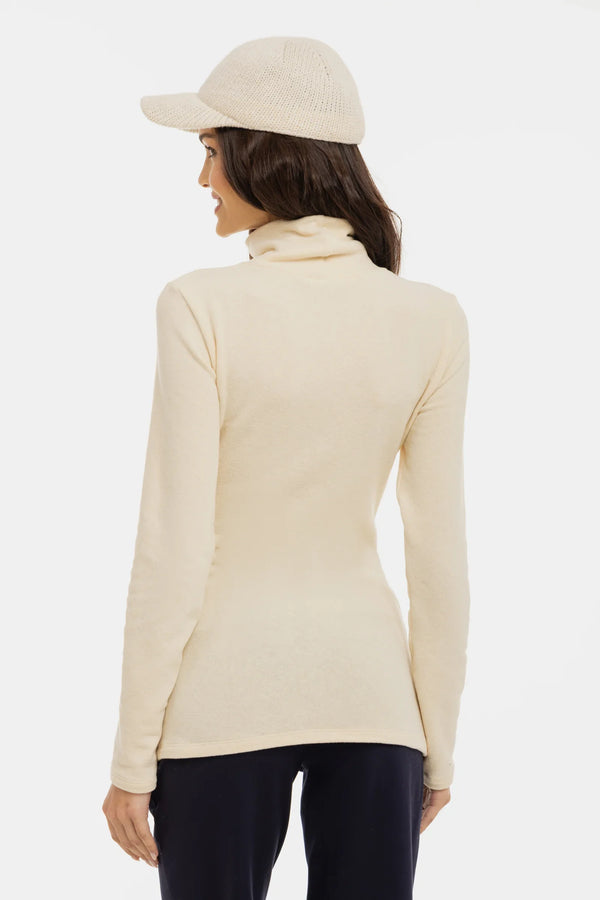 Βαμβακερή πουλόβερ εγκυμοσύνης και θηλασμού – εκρού - - soonMAMA - Η σωστή προσθήκη στην κομψή και άνετη εγκυμοσύνη! - Παλτά για έγκυες