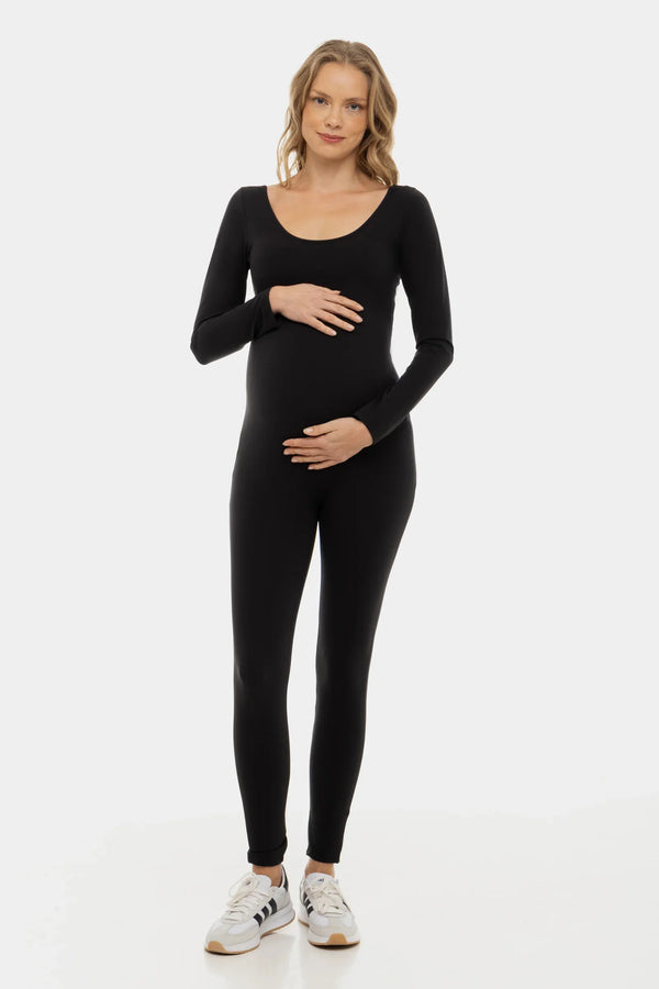 Διαμόρφωσης ολόσωμη φόρμα εγκυμοσύνης με μακρύ μανίκι - - soonMAMA - Η σωστή προσθήκη στην κομψή και άνετη εγκυμοσύνη! - Παλτά για έγκυες