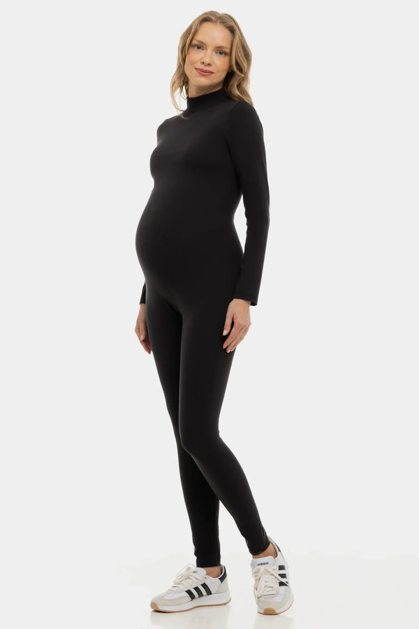 Διαμορφωτική ολόσωμη φόρμα με γιακά πόλο εγκυμοσύνης