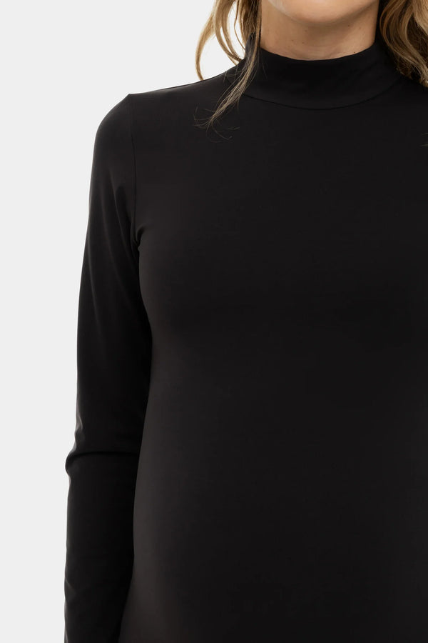 Διαμορφωτική ολόσωμη φόρμα με γιακά πόλο εγκυμοσύνης