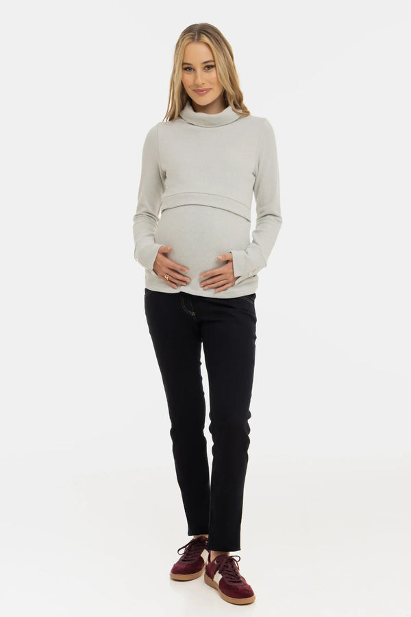 Πλεκτό πουλόβερ εγκυμοσύνης και θηλασμού