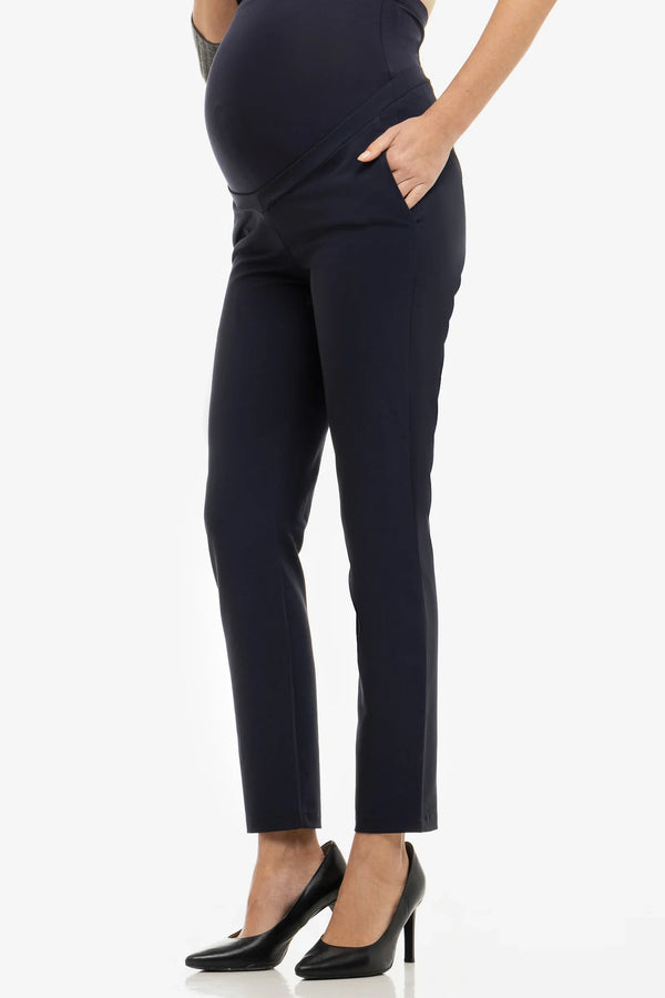 Παντελόνι εγκυμοσύνης σε σκούρο μπλε