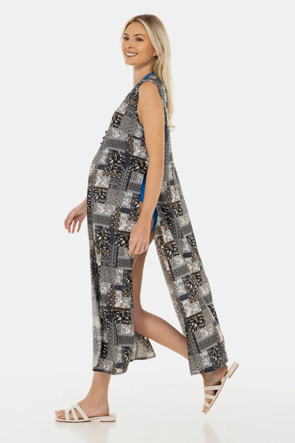 Ολόσωμο μαγιό εγκυμοσύνης και θηλασμού – τροπικό μπλε - - soonMAMA - Η σωστή προσθήκη στην κομψή και άνετη εγκυμοσύνη! - Παλτά για έγκυες