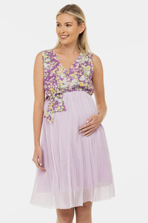 Επίσημο πλισέ φόρεμα εγκυμοσύνης και θηλασμού - - soonMAMA - Η σωστή προσθήκη στην κομψή και άνετη εγκυμοσύνη! - Παλτά για έγκυες