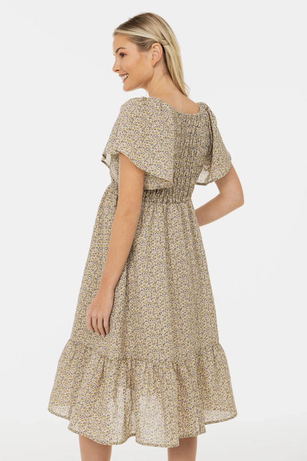 Μπόχο βαμβακερό φόρεμα εγκυμοσύνης με δαντελένιο ντεκολτέ - - soonMAMA - Η σωστή προσθήκη στην κομψή και άνετη εγκυμοσύνη! - Παλτά για έγκυες