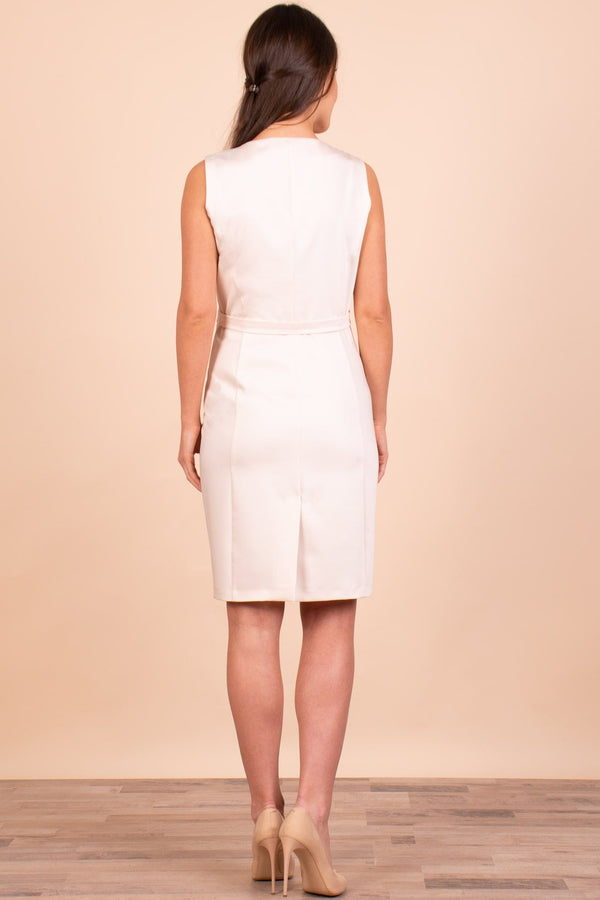 Σατέν φόρεμα εγκυμοσύνης και θηλασμού με ζωνούλα