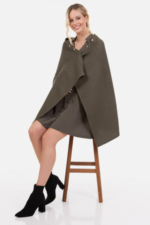 Εσάρπα βαμβακερή θηλασμού 2 σε 1 - Scarves - soonMAMA - Η σωστή προσθήκη στην κομψή και άνετη εγκυμοσύνη! - Παλτά για έγκυες