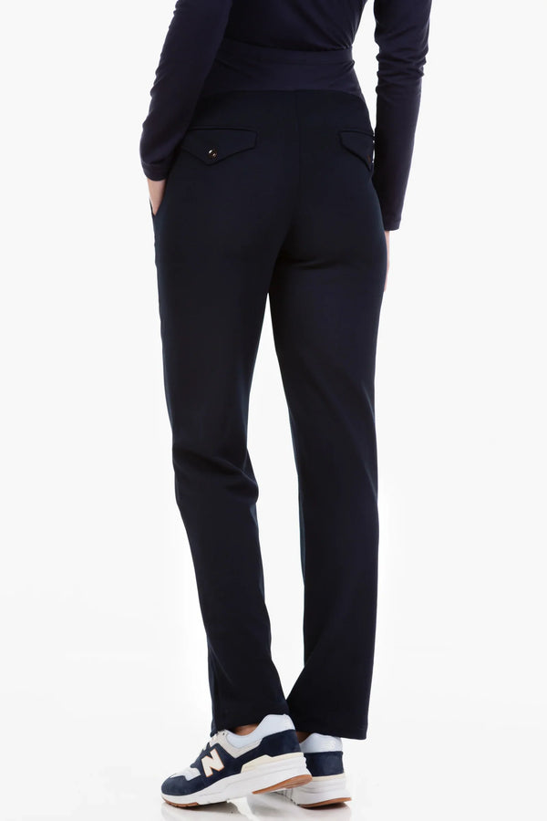 Κομψό παντελόνι εγκυμοσύνης με οργανικό βαμβάκι - - soonMAMA - Η σωστή προσθήκη στην κομψή και άνετη εγκυμοσύνη! - Παλτά για έγκυες