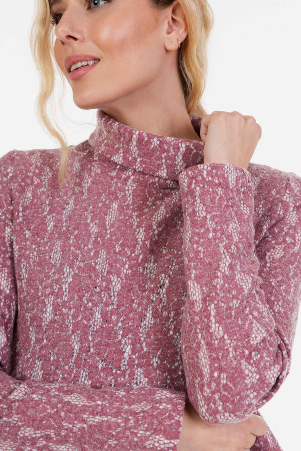 Φόρεμα εγκυμοσύνης και θηλασμού με πουλόβερ 2 σε 1 – ροζ - - soonMAMA - Η σωστή προσθήκη στην κομψή και άνετη εγκυμοσύνη! - Παλτά για έγκυες