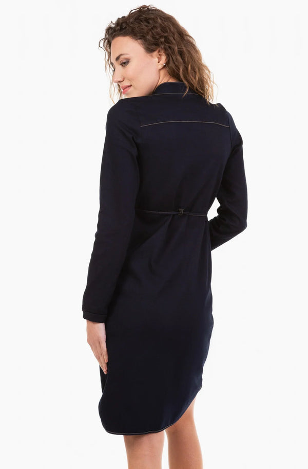 Τζιν φόρεμα εγκυμοσύνης και θηλασμού - Φόρεμα - soonMAMA - Η σωστή προσθήκη στην κομψή και άνετη εγκυμοσύνη! - Παλτά για έγκυες