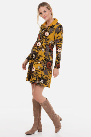 Φόρεμα εγκυμοσύνης και θηλασμού με φλοράλ μοτίβο - - soonMAMA - Η σωστή προσθήκη στην κομψή και άνετη εγκυμοσύνη! - Παλτά για έγκυες