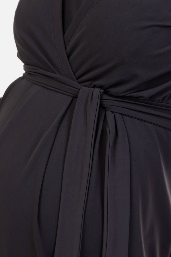 Φόρεμα εγκυμοσύνης και θηλασμού με ζώνη - Φόρεμα - soonMAMA - Η σωστή προσθήκη στην κομψή και άνετη εγκυμοσύνη! - Παλτά για έγκυες