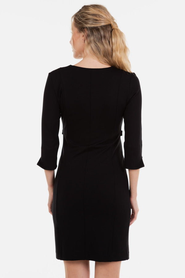 Φόρεμα εγκυμοσύνης από ζέρσεϊ με χρυσά κουμπιά - - soonMAMA - Η σωστή προσθήκη στην κομψή και άνετη εγκυμοσύνη! - Παλτά για έγκυες