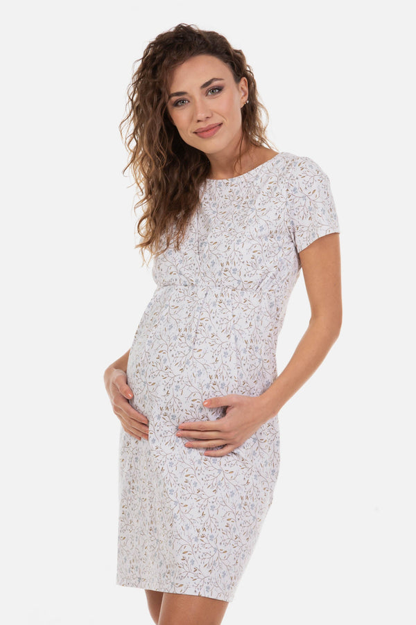 Νυχτικό εγκυμοσύνης και θηλασμού με floral print