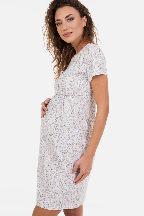 Νυχτικό εγκυμοσύνης και θηλασμού με floral print