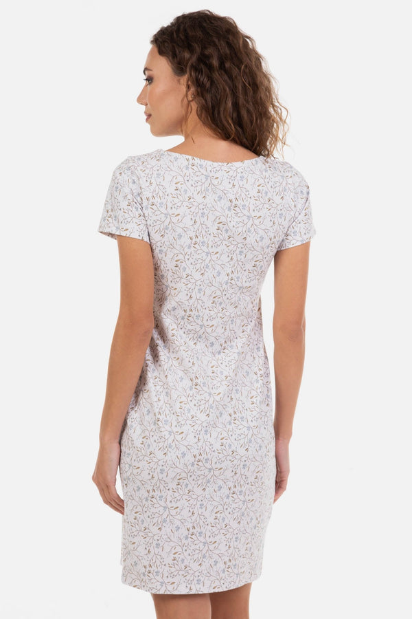 Νυχτικό εγκυμοσύνης και θηλασμού με floral print