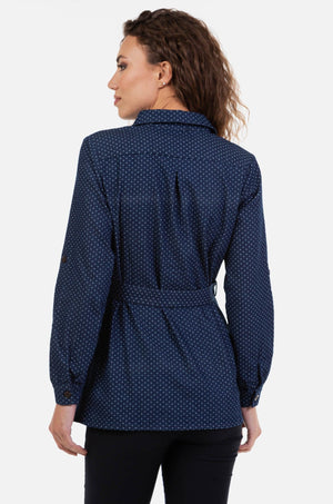 Τζιν πουκάμισο εγκυμοσύνης και θηλασμού - - soonMAMA - Η σωστή προσθήκη στην κομψή και άνετη εγκυμοσύνη! - Παλτά για έγκυες