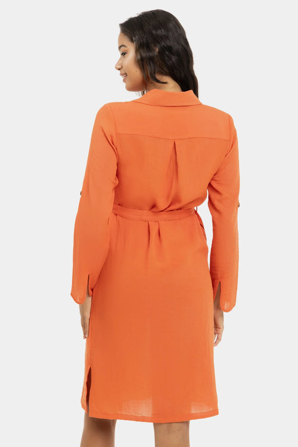 Πουκάμισο-φόρεμα εγκυμοσύνης και θηλασμού - - soonMAMA - Η σωστή προσθήκη στην κομψή και άνετη εγκυμοσύνη! - Παλτά για έγκυες