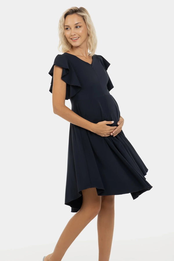 Αεράτο φόρεμα εγκυμοσύνης και θηλασμού - Φόρεμα - soonMAMA - Η σωστή προσθήκη στην κομψή και άνετη εγκυμοσύνη! - Παλτά για έγκυες