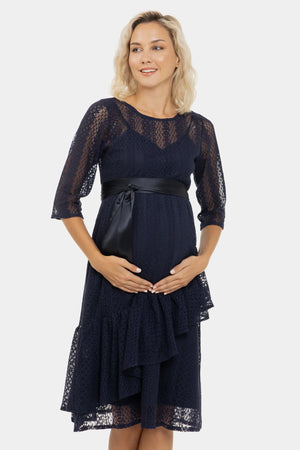 Επίσημο φόρεμα εγκυμοσύνης από δαντέλα - - soonMAMA - Η σωστή προσθήκη στην κομψή και άνετη εγκυμοσύνη! - Παλτά για έγκυες