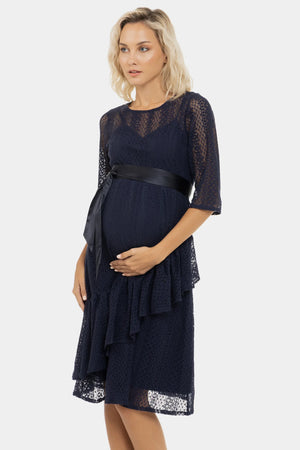 Επίσημο φόρεμα εγκυμοσύνης από δαντέλα - - soonMAMA - Η σωστή προσθήκη στην κομψή και άνετη εγκυμοσύνη! - Παλτά για έγκυες