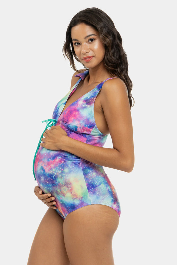 Ολόσωμο μαγιό εγκυμοσύνης και θηλασμού - Stars - - soonMAMA - Η σωστή προσθήκη στην κομψή και άνετη εγκυμοσύνη! - Παλτά για έγκυες