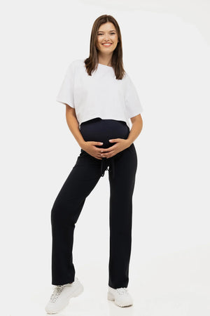 Αθλητικό κομψό παντελόνι εγκυμοσύνης - Παντελόνι - soonMAMA - Η σωστή προσθήκη στην κομψή και άνετη εγκυμοσύνη! - Παλτά για έγκυες