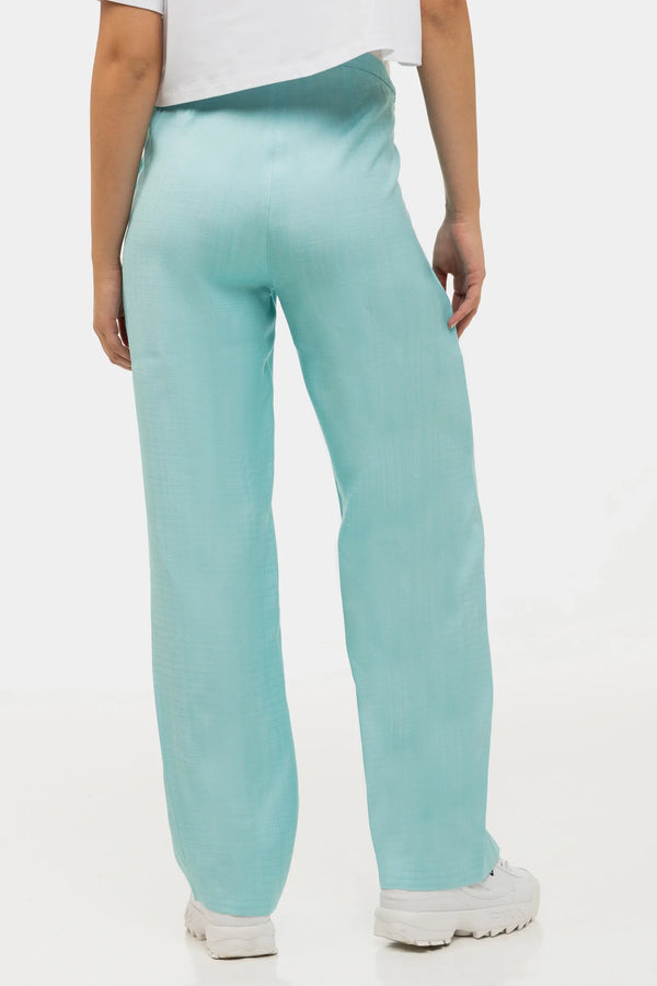 Κοφτό παντελόνι εγκυμοσύνης με πιέτες - ανοιχτό μπλε - - soonMAMA - Η σωστή προσθήκη στην κομψή και άνετη εγκυμοσύνη! - Παλτά για έγκυες