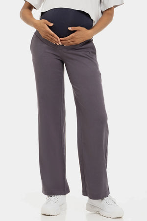 Παντελόνι εγκυμοσύνης σε καμπάνα από λινό μείγμα - - soonMAMA - Η σωστή προσθήκη στην κομψή και άνετη εγκυμοσύνη! - Παλτά για έγκυες