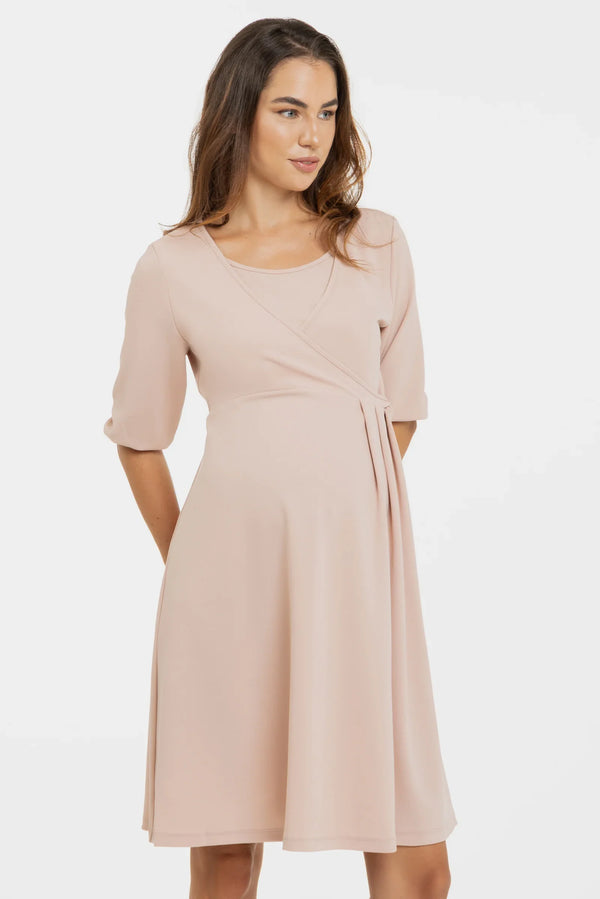 Φόρεμα εγκυμοσύνης και θηλασμού με κόμπο - Φόρεμα - soonMAMA - Η σωστή προσθήκη στην κομψή και άνετη εγκυμοσύνη! - Παλτά για έγκυες