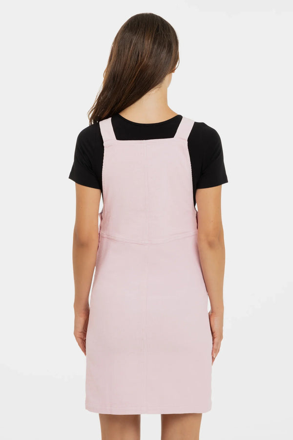 Βαμβακερό φόρεμα σαλοπέτα εγκυμοσύνης και θηλασμού – ροζ - - soonMAMA - Η σωστή προσθήκη στην κομψή και άνετη εγκυμοσύνη! - Παλτά για έγκυες