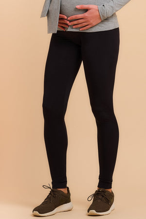 Βαμβακερό κολάν εγκυμοσύνης με εσωτερική επένδυση - - soonMAMA - Η σωστή προσθήκη στην κομψή και άνετη εγκυμοσύνη! - Παλτά για έγκυες