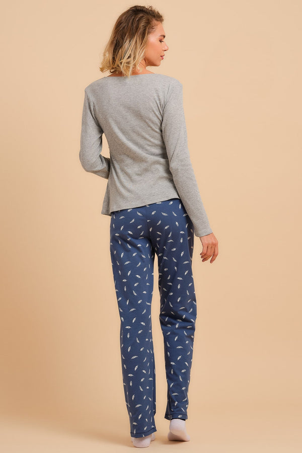 Βαμβακερή πιτζάμα εγκυμοσύνης και θηλασμού - - soonMAMA - Η σωστή προσθήκη στην κομψή και άνετη εγκυμοσύνη! - Παλτά για έγκυες