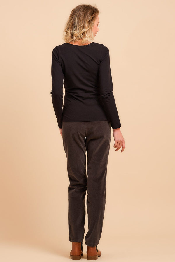 Παντελόνι εγκυμοσύνης κορδόνι σε χακί - - soonMAMA - Η σωστή προσθήκη στην κομψή και άνετη εγκυμοσύνη! - Παλτά για έγκυες