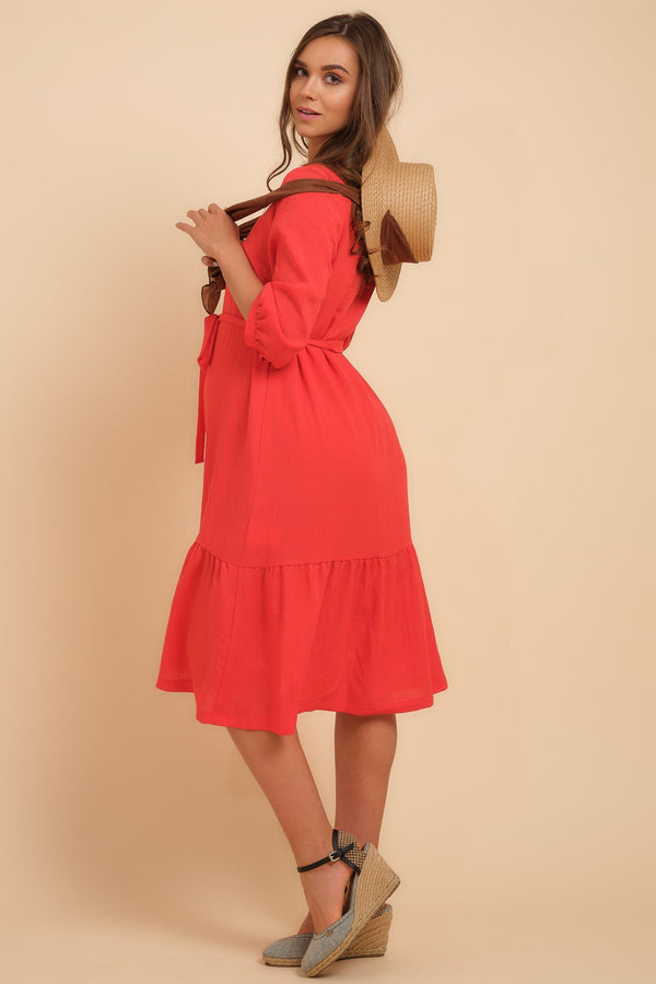 Φόρεμα εγκυμοσύνης και θηλασμού από τσαλακωτό ύφασμα - - soonMAMA - Η σωστή προσθήκη στην κομψή και άνετη εγκυμοσύνη! - Παλτά για έγκυες