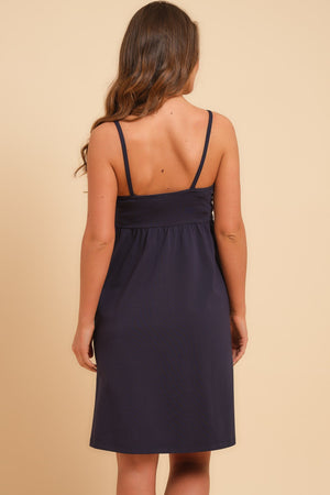 Bαμβακερό νυχτικό εγκυμοσύνης και θηλασμού - Πυτζάμες - soonMAMA - Η σωστή προσθήκη στην κομψή και άνετη εγκυμοσύνη! - Παλτά για έγκυες