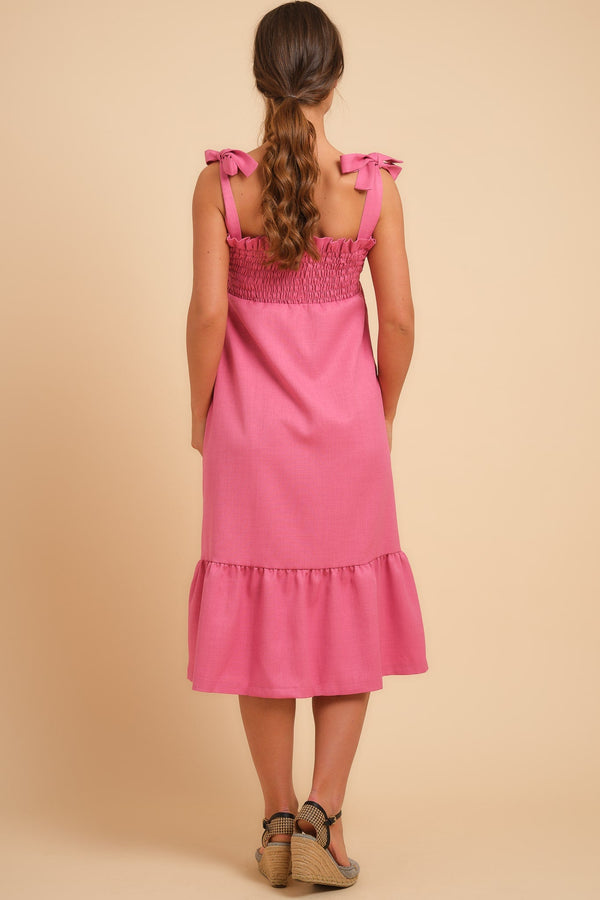 Φόρεμα εγκυμοσύνης και θηλασμού με σφηκοφωλιά - Φόρεμα - soonMAMA - Η σωστή προσθήκη στην κομψή και άνετη εγκυμοσύνη! - Παλτά για έγκυες