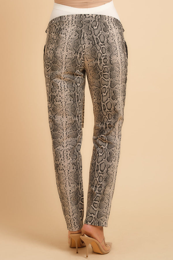 Φαρδύ παντελόνι εγκυμοσύνης με σχέδιο - Παντελόνι - soonMAMA - Η σωστή προσθήκη στην κομψή και άνετη εγκυμοσύνη! - Παλτά για έγκυες