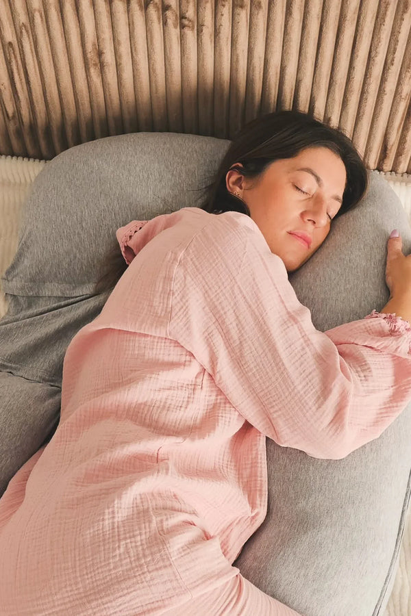 Μαξιλάρι εγκυμοσύνης και θηλασμού 3 σε 1 – Γκρι