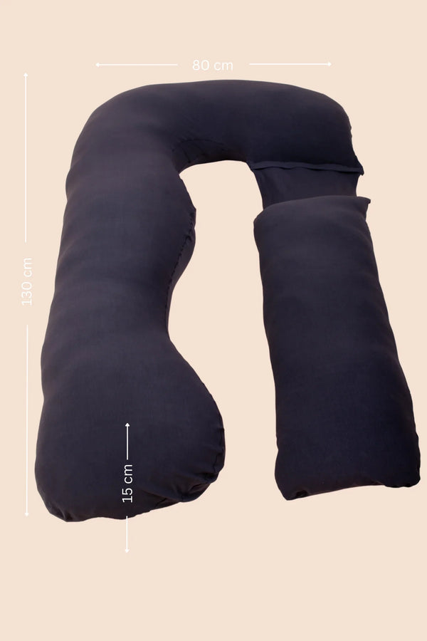 Μαξιλάρι εγκυμοσύνης και θηλασμού 3 σε 1 – Σκούρο Μπλε